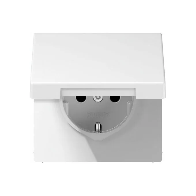 Jung LS1520KLWW SCHUKO Steckd.m.Klappd. — image 1
