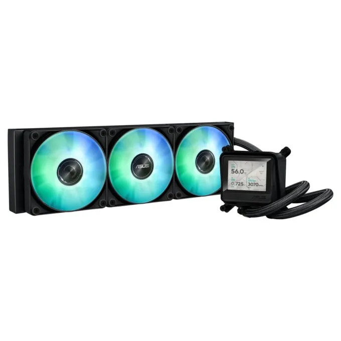 K ASUS MAX GAMING LC 360 ARGB LCD Black Komplettwasserkühlung für CPUs — image 2