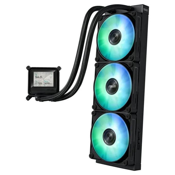 K ASUS MAX GAMING LC 360 ARGB LCD Black Komplettwasserkühlung für CPUs — image 4