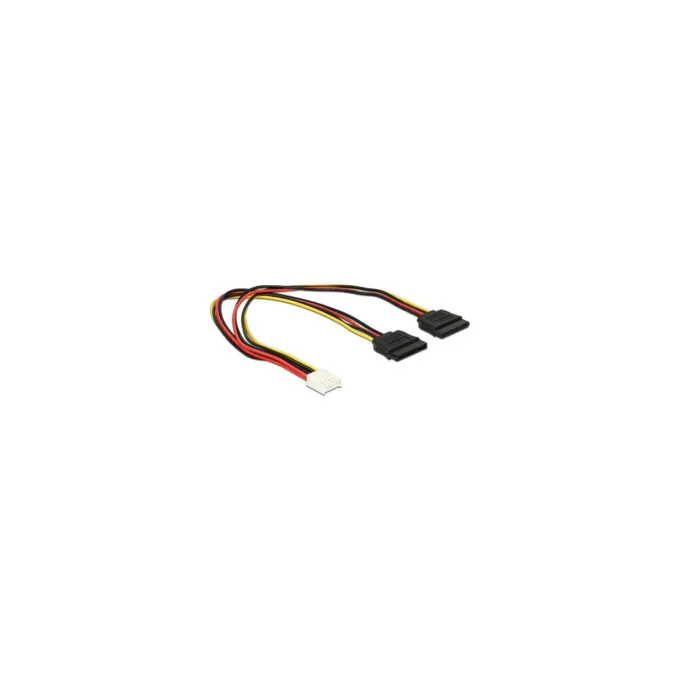 Kabel Power Floppy 4 Pin Bu to 2x — image 2