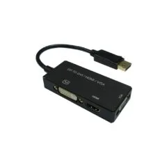KABELADPT.DP-HDMI DVI VGA ST BU
