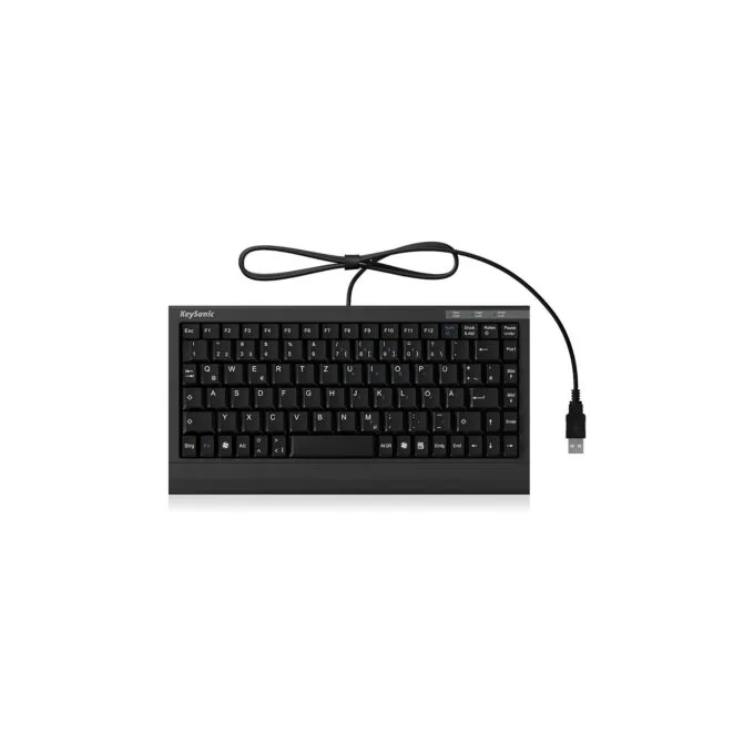 KeySonic ACK-595C+ (US) Mini SoftSkin PS 2-USB black — image 4