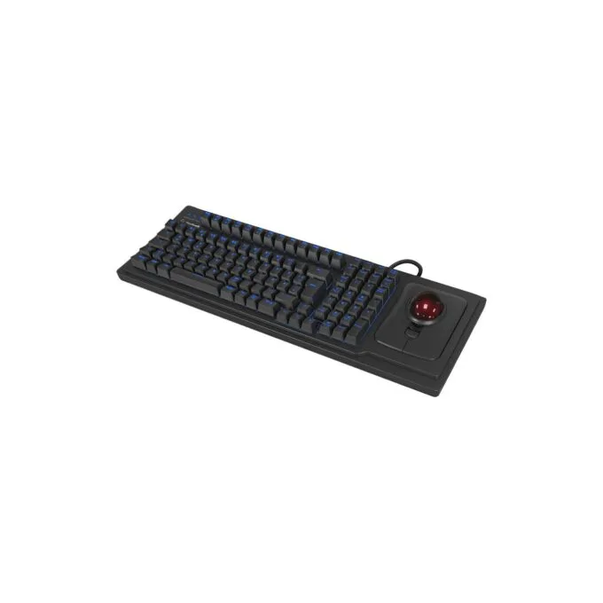 KeySonic KSK-8202ELU-T Full-Size Tastatur mit Trackball — image 1