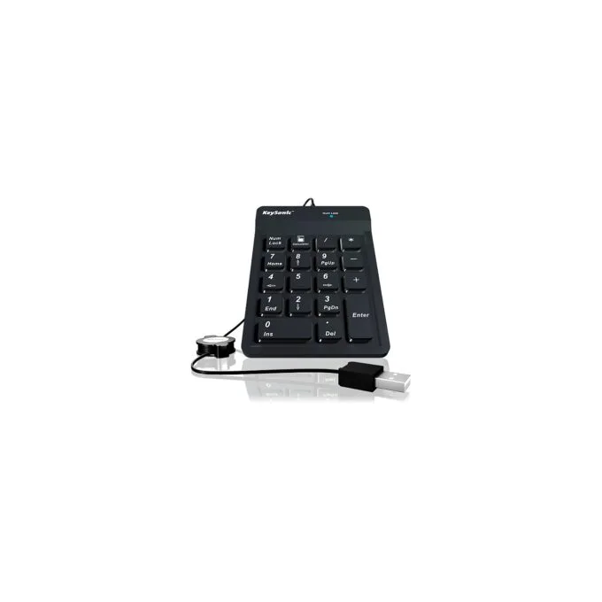 KeySonic TAS ACK-118BK Corded Nummernblock Silikon IP64 sw — image 2
