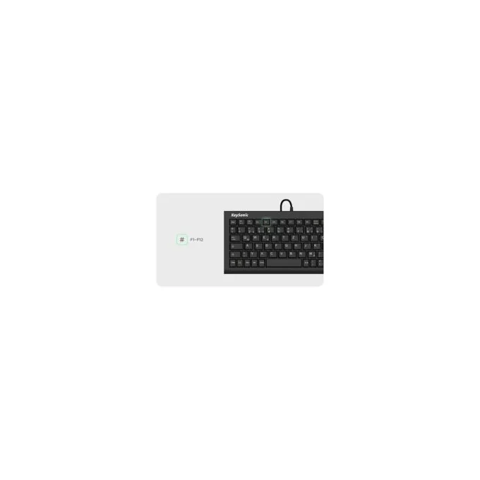 KeySonic TAS ACK-3401U Corded (UK) Kompakt SoftSkin schwarz — image 3