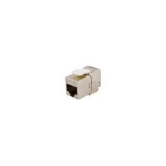 Keystone Jack geschirmt Cat6A LSA schlank wzf.8Stk sil