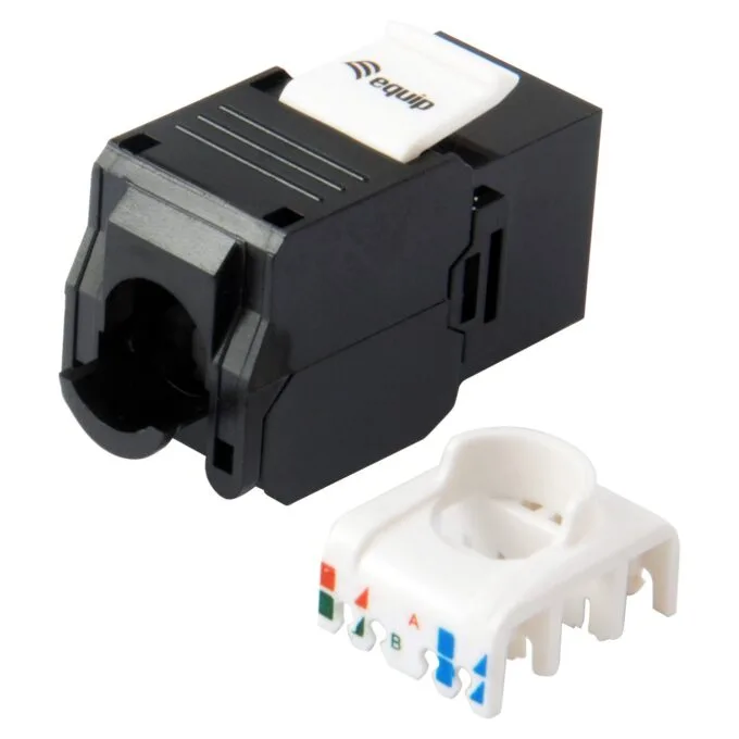 Keystone Jack ungeschirmt Cat6A LSA wzf.8Stk sw — image 2