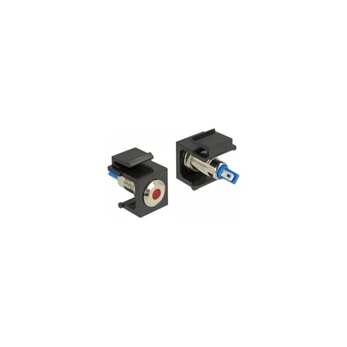 Keystone LED rot 6 V flach. schwarz — image 1