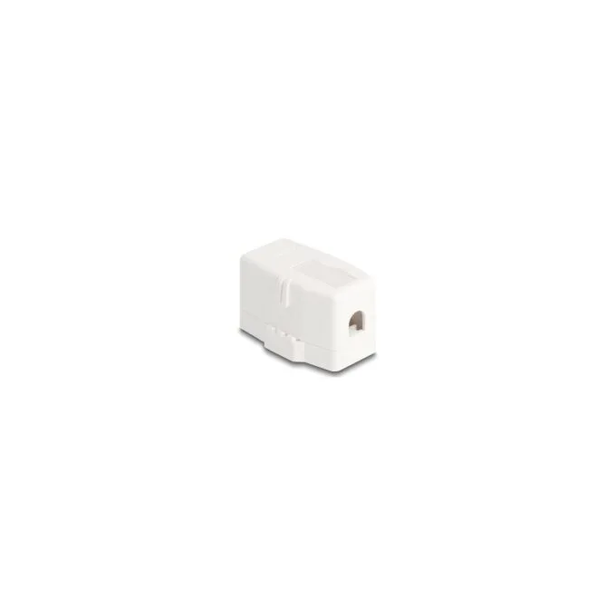 Keystone Leergehäuse 1 Port mit magnetischer Unterseite. weiß — image 2