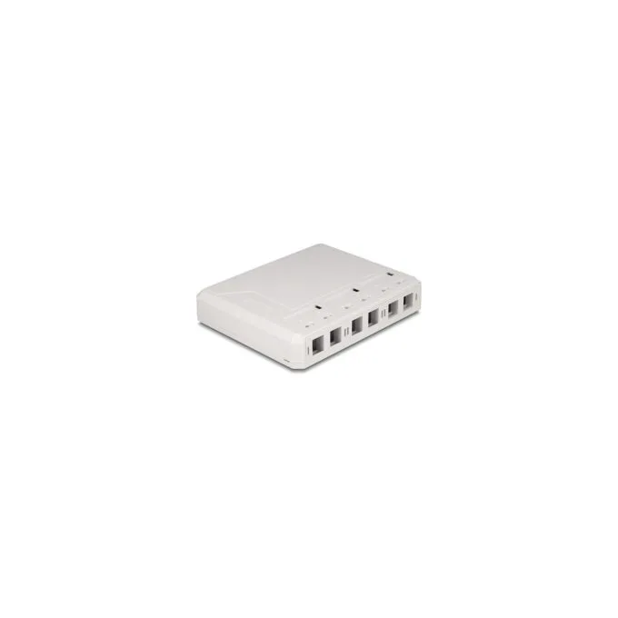 Keystone Leergehäuse 6 Port für Glasfaser und Netzwerk weiß — image 1