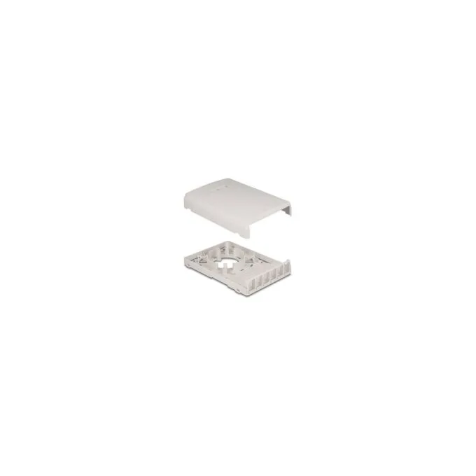 Keystone Leergehäuse Aufputz 6 Port für Glasfaser und Netzwerk weiß — image 2