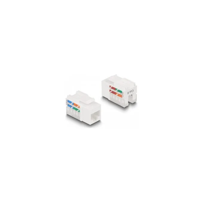 Keystone LSA Set mit Auflegehalterung RJ45 RJ11 Cat.6 schwarz — image 4