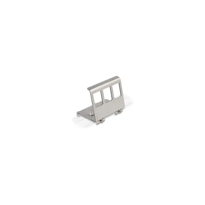 Keystone Metall Halterung 3 Port für Hutschiene — image 1