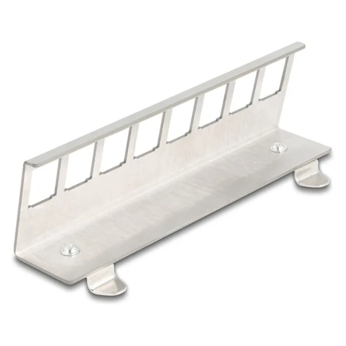 Keystone Metall Halterung 8 Port für Hutschiene — image 2