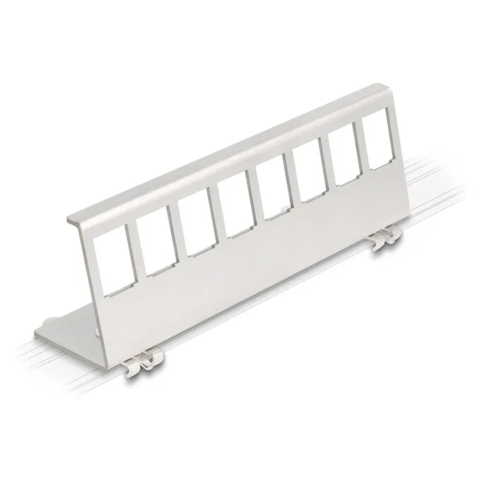 Keystone Metall Halterung 8 Port für Hutschiene — image 1
