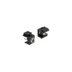 Keystone Modul DC 5.5 x 2.5 mm Buchse schwarz