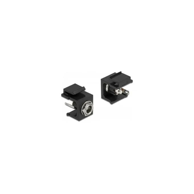 Keystone Modul DC 5.5 x 2.5 mm Buchse schwarz — image 1