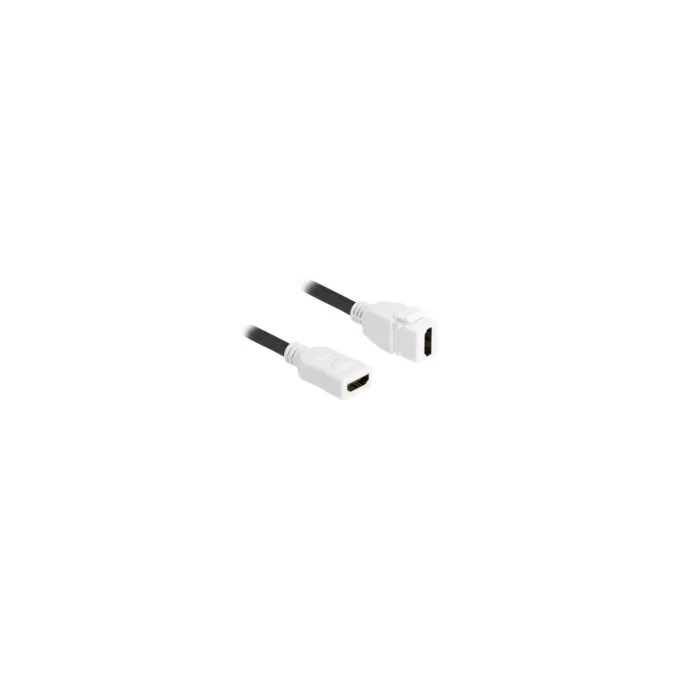 Keystone Modul Kabel HDMI Buchse zu Buchse 8K 60 Hz 20 cm weiß — image 1
