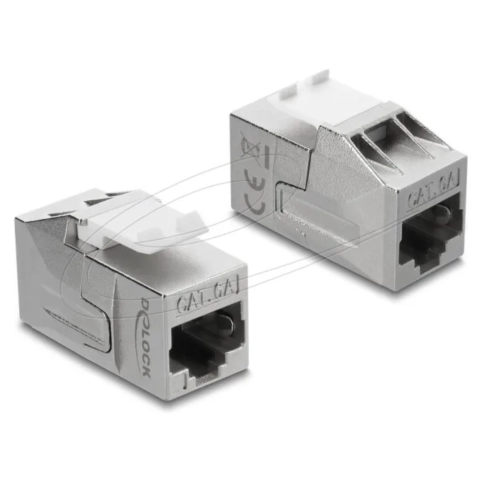 Keystone Modul Kupplung RJ45 Buchse zu RJ45 Buchse Cat.6A geschirmt — image 1