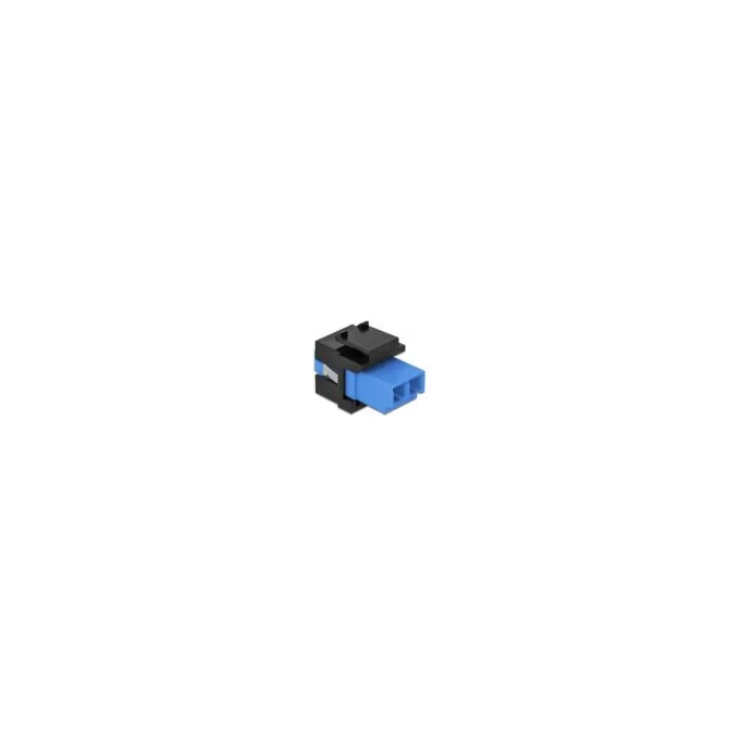 Keystone Modul LC Duplex Buchse zu LC Duplex Buchse blau schwarz — image 1