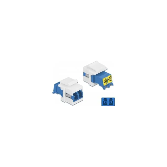 Keystone Modul LC Duplex Buchse zu LC Duplex Buchse mit Laserschutzklappe innen — image 2