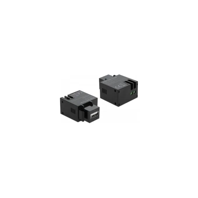 Keystone Modul mit USB Typ-A Ladebuchse 2.1 A schwarz — image 2