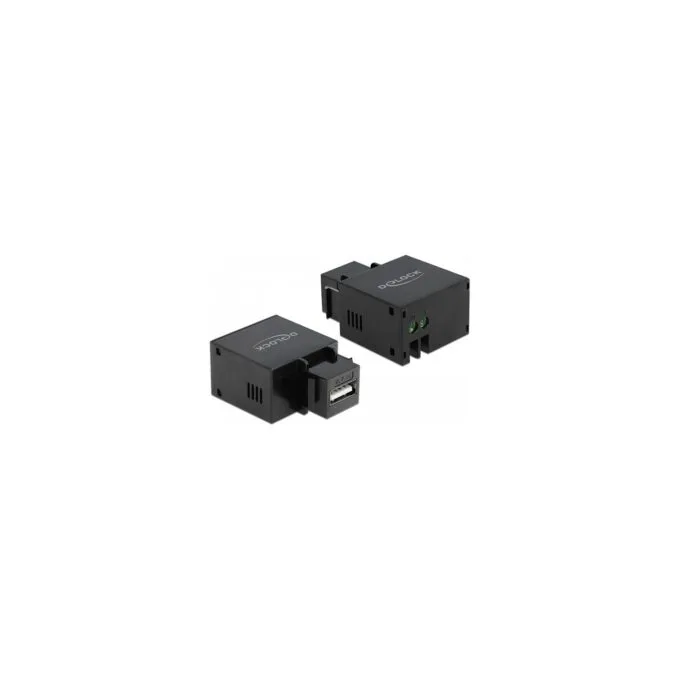 Keystone Modul mit USB Typ-A Ladebuchse 2.1 A schwarz — image 1