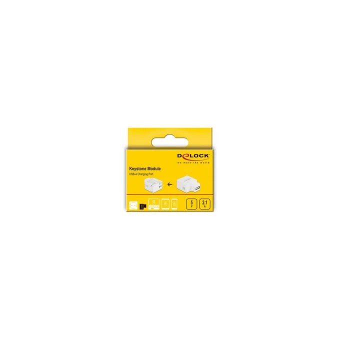 Keystone Modul mit USB Typ-A Ladebuchse 2.1 A weiß — image 3
