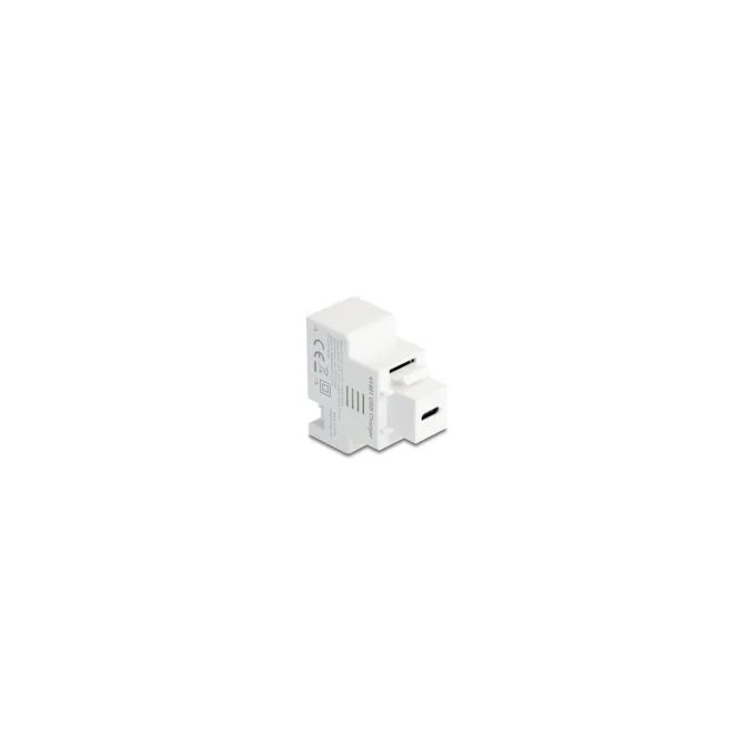 Keystone Modul mit USB Type-CTM Ladebuchse PD 20 W weiß — image 1