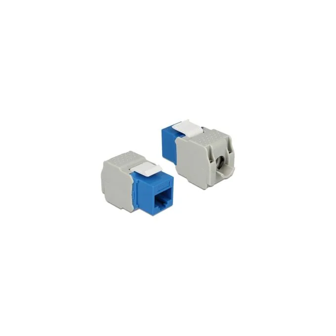 Keystone Modul RJ45 Buchse to LSA Cat.6 UTP blau — image 1