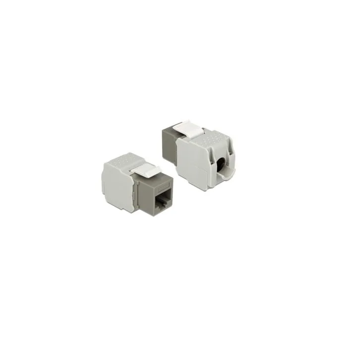 Keystone Modul RJ45 Buchse to LSA Cat.6 UTP grau — image 1