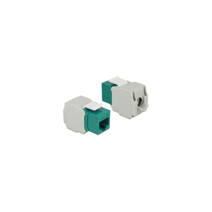 Keystone Modul RJ45 Buchse to LSA Cat.6 UTP grün — image 1