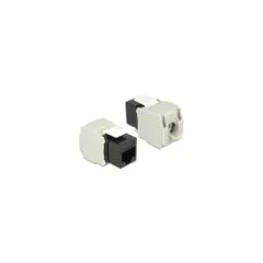 Keystone Modul RJ45 Buchse to LSA Cat.6 UTP schwarz