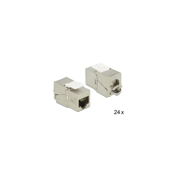 Keystone Modul RJ45 Buchse to LSA Cat.6A STP kompakt 24 Stück — image 1
