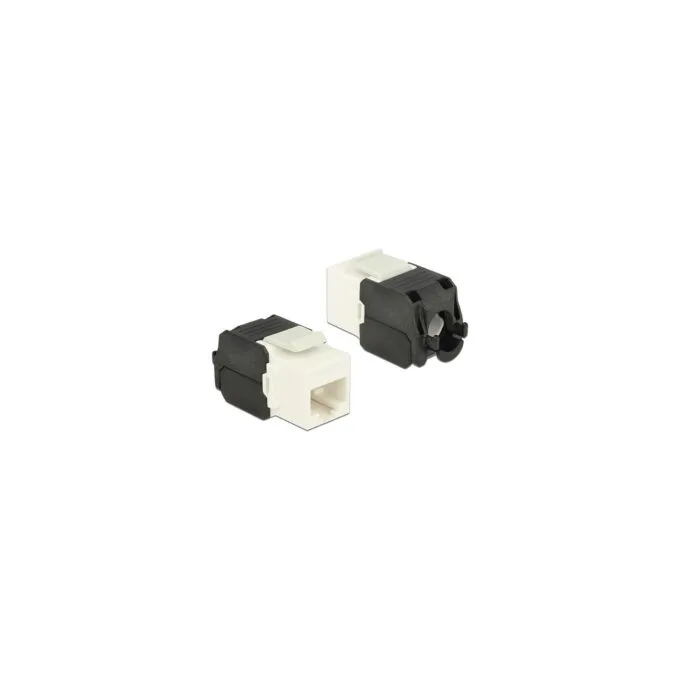 Keystone Modul RJ45 Buchse to LSA Cat.6A UTP weiß — image 1