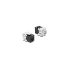 Keystone Modul RJ45 Buchse zu LSA Cat.6 UTP mit Verschlussclip und kabelbinderfrei