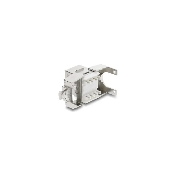 Keystone Modul RJ45 Buchse zu LSA Cat.6A geschirmt werkzeugfrei mit Staubschutzklappe — image 2