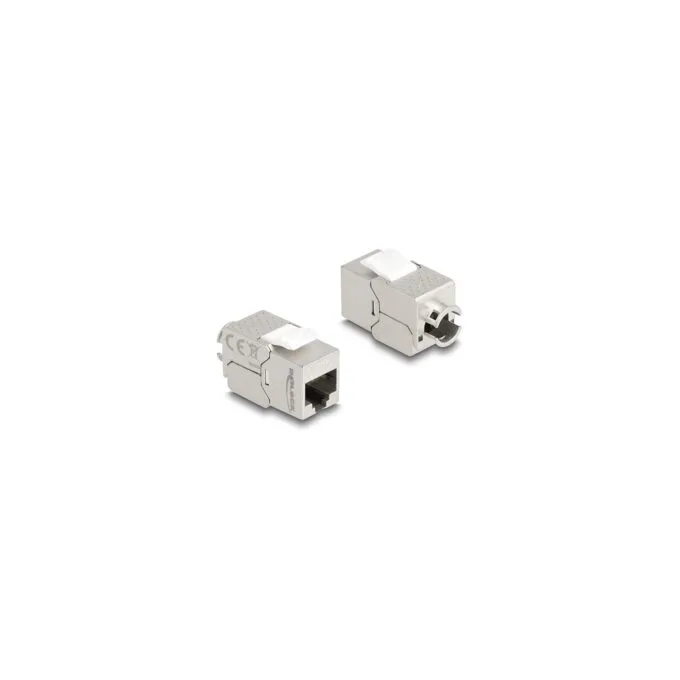 Keystone Modul RJ45 Buchse zu LSA Cat.6A Slim werkzeugfrei — image 1
