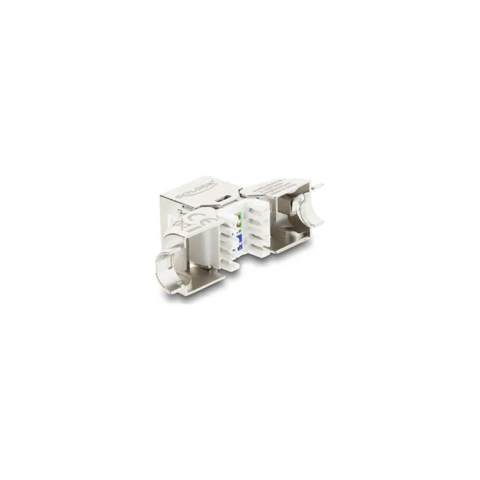 Keystone Modul RJ45 Buchse zu LSA Cat.6A werkzeugfrei 45° winkelbar geschirmt — image 2