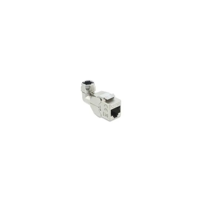 Keystone Modul RJ45 Buchse zu LSA Cat.6A werkzeugfrei 90° winkelbar geschirmt für Kabeldurchmesser von 6.0 - 8.5 mm — image 1