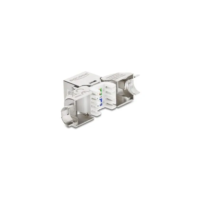 Keystone Modul RJ45 Buchse zu LSA Cat.6A werkzeugfrei 90° winkelbar geschirmt für Kabeldurchmesser von 5.0 - 8.5 mm — image 2