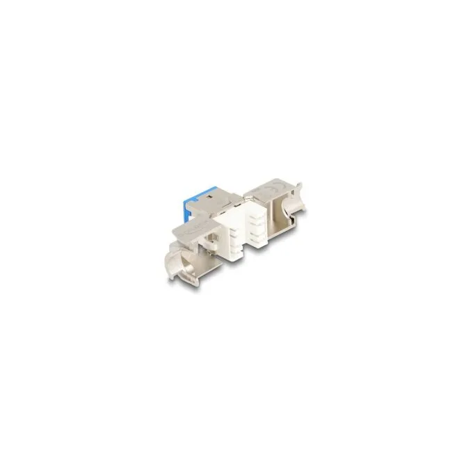 Keystone Modul RJ45 Buchse zu LSA Cat.6A werkzeugfrei blau Set 10 Stück — image 3