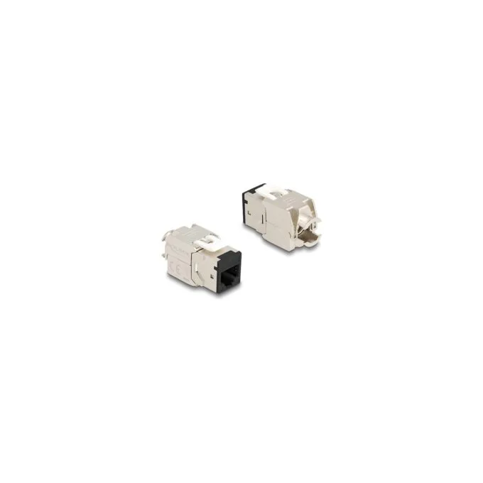 Keystone Modul RJ45 Buchse zu LSA Cat.6A werkzeugfrei schwarz Set 10 Stück — image 2