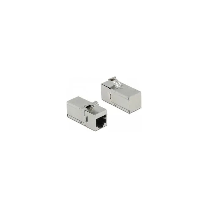 Keystone Modul RJ45 Buchse zu RJ45 Buchse Cat.6A 90° gewinkelt — image 1