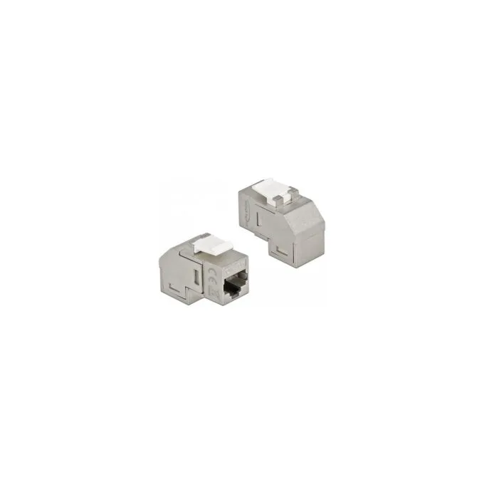 Keystone Modul RJ45 Buchse zu RJ45 Buchse Cat.6A 90° gewinkelt — image 1