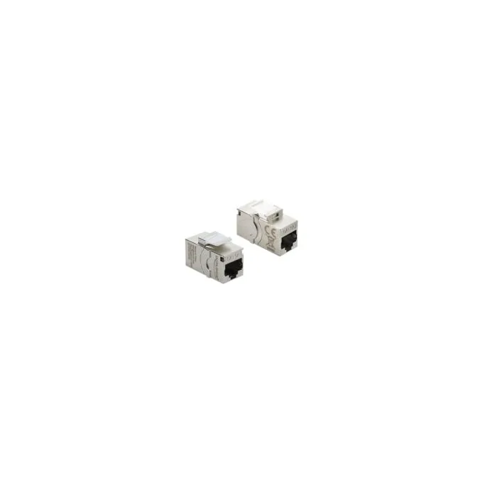 Keystone Modul RJ45 Buchse zu RJ45 Buchse Cat.6A mit Staubschutzkappe — image 2
