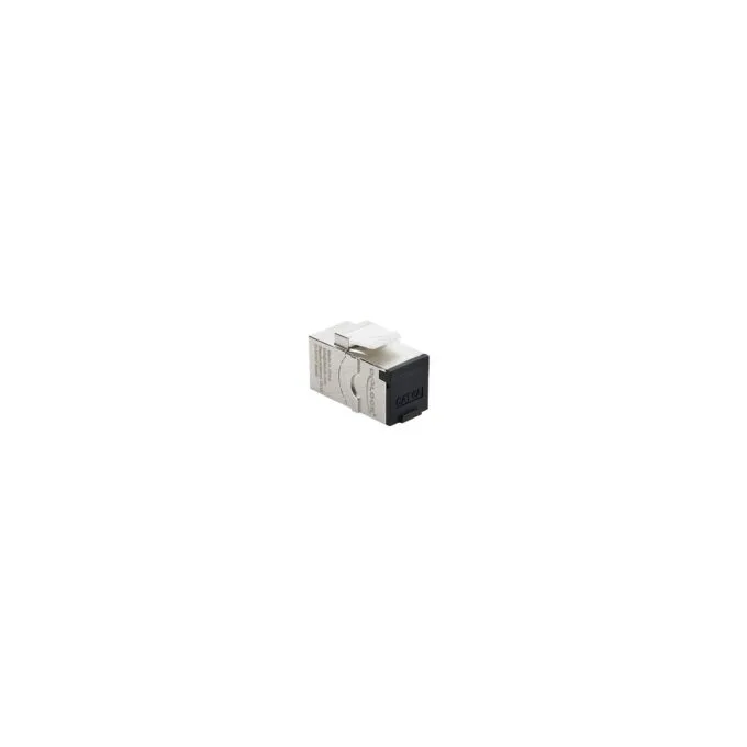 Keystone Modul RJ45 Buchse zu RJ45 Buchse Cat.6A mit Staubschutzkappe — image 1
