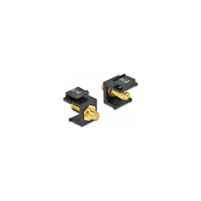 Keystone Modul RP-SMA Buchse to RP-SMA Buchse schwarz — image 1