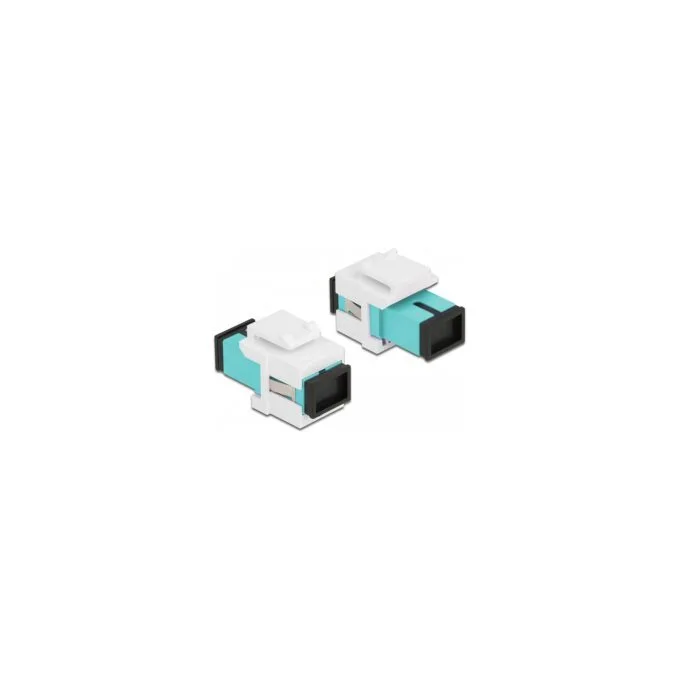 Keystone Modul SC Simplex Buchse zu SC Simplex Buchse aqua weiß — image 3