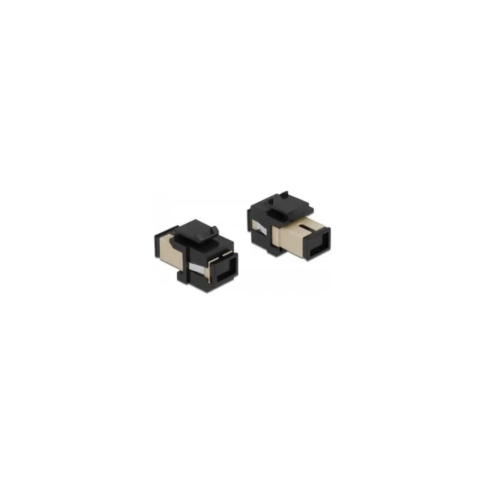 Keystone Modul SC Simplex Buchse zu SC Simplex Buchse beige schwarz — image 2